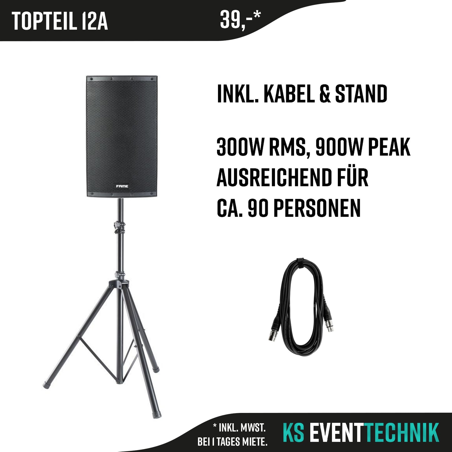 Topteil 12A mit Stand